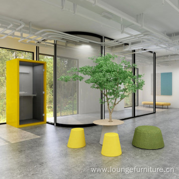 Nordic Design Single Office Phone Booth Indoor Soundproof